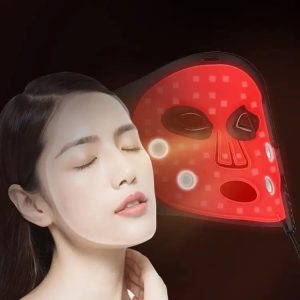 Spectrum Beauty Light Therapy Mask, LED Silicone Face Mask for Skin Care
